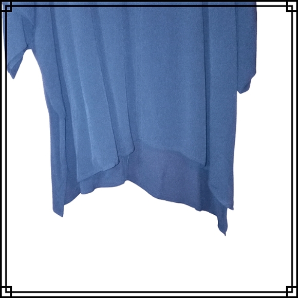 Lane Bryant Black Slouchy, Flowy Short Sleeve Top Blouse Size 22/24 - Picture 2 of 7